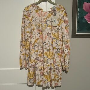 Never fully dressed - sunshine print mini dress